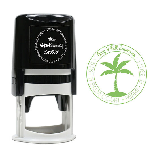 Palm Tree Self-Inking Stamper